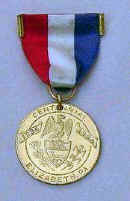 Front of 1934 Elizabeth Centennial Badge