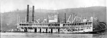Steamer JOSEPH B. WILLIAMS photo from Mississippi Stern Wheelers Number 1