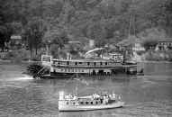 Steamer PENNOVA with Naval Reserve Yacht in front, photo from collection of Monongahela River Buffs