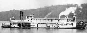 Photo of Steamer CREIGHTON from Gary Imwalle's collection of THE WATERWAYS JOURNAL 