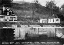 Postcard of Lock 10 Morgantown WV