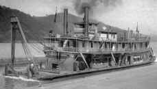 The Steamer SWAN operated by U. S. Engineers   Photo from Way's Steam Towboat Directory