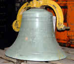 The Bell from the Steamer CHAMPION COAL was stored at the Elizabeth Marine Ways when photo was taken about 2000 