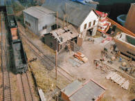 Photo of model on minature railroad layout