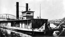 Photo of Tug CLAIRTON is dated October 1918, from S&D Reflector June 1979