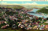 Birds Eye View of Brownsville in Color
