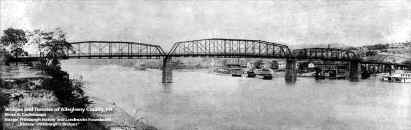 The Dravosburg  Bridge was built in 1890