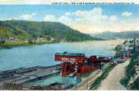Fayette City Coal Tipple Postcard dated 1920