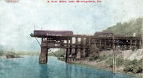 Mongah Mine Postcard dated 1907