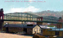 Smithfield Street Bridge and Monongahela Wharf 1915