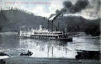 Packet VIRGINIA on a postcard dated 1908
